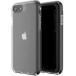 Протиударний прозорий чохол Gear4 Piccadilly D3O з антимікробним покриттям для iPhone 7/8/SE 2 3 2020/2022 (4.7") Black - мініатюра 4