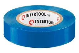 Стрічка електроізоляційна Intertool ізолента 15 м синя в упаковці 10 шт. - мініатюра 2