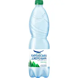 Вода мінеральна Карпатська Джерельна слабогазована 1 л (795945)