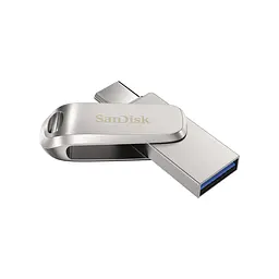 Накопичувач 64GB USB 3.1 Type-A + Type-C Dual Drive Luxe Срібний SanDisk teh0013427 - мініатюра 4