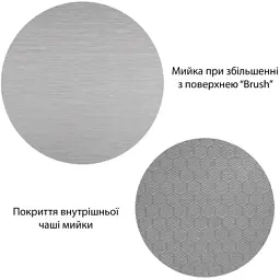 Мийка кухонна Kroner KDBrush6050HM (CV027237) - мініатюра 9