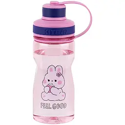 Пляшечка для води Kite Feel Good 500 мл рожева (K25-397-2)