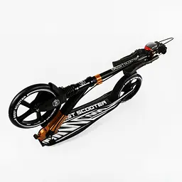 Самокат Best Scooter складаний Від 3 до 16 років Чорно-білий 000231299 - мініатюра 6
