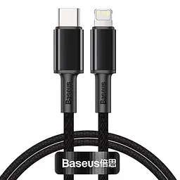 Кабель Baseus High Density Braided Type-C to Lightning PD 20W (2m) black (CATLGD-A01)