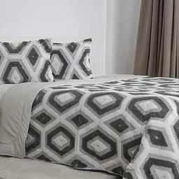 Покривало ТЕП Boho сірий ромб 240 x 260 см (4-05215_35072) - мініатюра 5