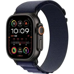 Смарт-часы Apple Watch Ultra 2 GPS+Cellular 49mm Black Titan. Case w. Навый Alpine Loop - Medium MYTF3+MYPX3