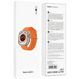 Смарт-годинник Hoco Smart Watch Y23 Ultra Smart sports watch (call version) Titanium gold - мініатюра 5