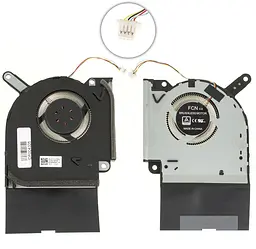 Вентилятор для ноутбука ASUS ROG Strix G17 G712LV, G712LW, G732LV, G732LW (GPU FAN) (13NR01Q0P04011) (Кулер)