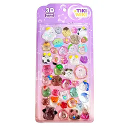 Набір 3D-наліпок Тікі мрії Tiki Wiki 25ESE009-03 серії Crystal