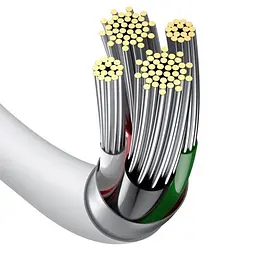 USB кабель Baseus Superior Series Fast Charging Data Cable USB to iP 2.4A 0.25m білий CALYS-02 - мініатюра 6