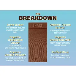 Шоколад Feastables MrBeast Milk Chocolate Crunch Bar 35 г - мініатюра 3