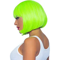 Перука Leg Avenue 12 Neon short bob wig Neon Green - мініатюра 3