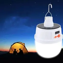Акумуляторна кемпінгова LED-лампа з сонячною панелью Bailong BL-2022 USB захист IP65 - мініатюра 7