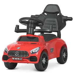 Каталка-толокар Bambi Racer M 4578-3 Червоний музичний - мініатюра 5