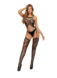 Бодістокінг Bodystocking 2041, black One Size