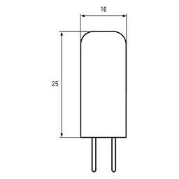 Лампочка Eurolamp G4 (LED-G4-0227(220)) - мініатюра 3