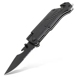 Складаний ніж мультитул XiaomiJiuxun Tools Ninety Outdoor Folding Knife 7 in 1 Black - мініатюра 2