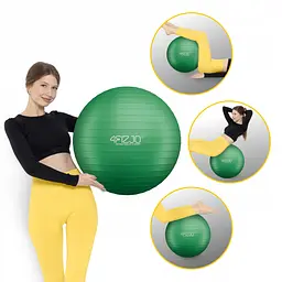 М'яч для фітнесу (фітбол) 4FIZJO 65 см Anti-Burst Green (P-5907739316332) - мініатюра 8