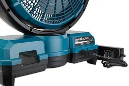 Вентилятор акумуляторний Makita DCF203Z (235 мм, 2-3.1 м/с, LXT, AC, без акумуляторів та зарядного пристрою) - мініатюра 8