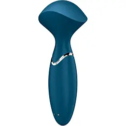 Вібромасажер Satisfyer Mini Wand-er Blue - мініатюра 5