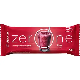 Батончик протеїновий Zero One Лісові ягоди 50 г