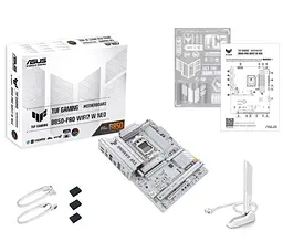 Материнська плата ASUS TUF GAMING B850-PRO WIFI7 W NEO WHITE (TUF GAMING B850-PRO WIFI7 W NEO) (Socket AM5, AMD B850, ATX) - мініатюра 7