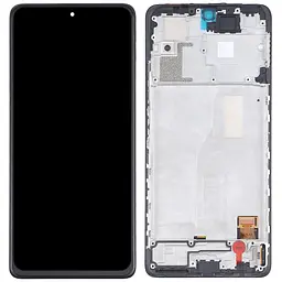 Дисплей Xiaomi Redmi Note 10 Pro/Redmi Note 10 Pro Max чорний, Amoled, оригінал PRC, з рамкою