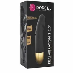 Вібратор Dorcel Real Vibration S Gold 2.0 діам 3.7 см перезаряджається для точки G - мініатюра 4