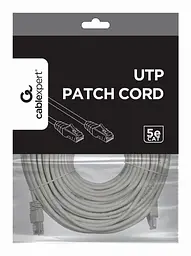 Патч-корд UTP Cablexpert літий, 50u "штекер із засувкою, 30 м, сірий (PP12-30M) - мініатюра 3