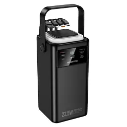 Повербанк 80000мА·г з швидкою зарядкою 22.5Вт BOROFONE BJ65B Чорний Power Bank
