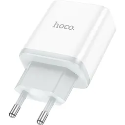 Мережевий зарядний пристрій Hoco C104A Stage PD20W White (6931474782892) [173047] - мініатюра 4