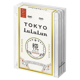 LULULUN Face Mask Tokyo Kouji живильна маска з екстрактом саке та кодзі, 7 шт х 4 уп