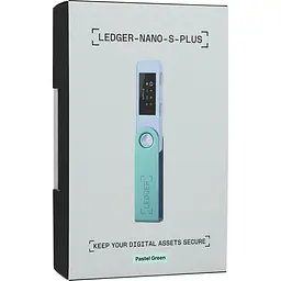 Апаратний гаманець для криптовалют Ledger Nano S Plus Pastel Green (LNSPPG) - мініатюра 8