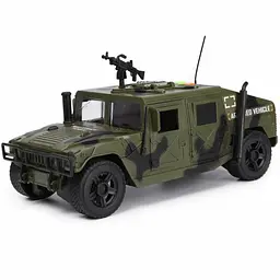 Дитяча Військова машинка Бронеавтомобіль Хаммер Hummer зі Звуком і Світом 1:16 - мініатюра 2