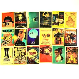 Стікерпак фільми міні-постери Набір наклейок GeekLand mini movie posters 50 штук - мініатюра 2