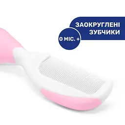 Набір Chicco: щітка натуральна і гребінець, рожевий (06569.10) - мініатюра 3