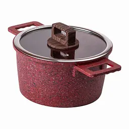 Каструля MGC HP-4-446R 24см 5.3л червона