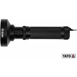 Ліхтар ультрафіолетовий з окулярами для перевірки банкнот YATO 100LED 6xAA 395 нм (YT-08582) - мініатюра 3