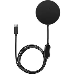 Бездротовий зарядний пристрій Baseus Simple Mini2 Magnetic Wireless Charger 15W Black - мініатюра 2