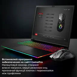 Мишка GamePro Genesis Hollow Wireless/Bluetooth/USB Black (GM870HB) - мініатюра 11