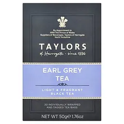 Уцінка. Чай чорний Taylors of Harrogate Earl Grey, 20 пакетиків (802592) - мініатюра 2