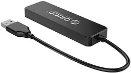 USB-Хаб Orico USB 2.0 4 port (FL01-BK-BP) (CA913237) - мініатюра 2