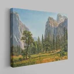 Інтер'єрна картина Водоспад Брайдл-Вейл, Альберт Бірштадт, Albert Bierstadt, репродукція картини, 60×80 см (id7007) - мініатюра 2