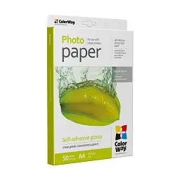 Фотопапір ColorWay A4 115г glossy 50л (PGS1158050A4) - мініатюра 2