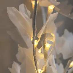 Декоративне дерево-світильник 1.8 м, 120 LED Теплий білий / Світильник-дерево з квітами / Декоративне світлодіодне дерево - мініатюра 4