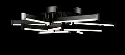 Світлодіодна люстра Splendid Ray L1645/10 LED (BK), чорний, білий, 110 Вт, від 13-20 м2 - мініатюра 4