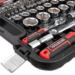Набір інструментів Intertool Storm ET-8082 82шт - мініатюра 10
