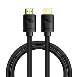 Кабель Baseus High Definition Series HDMI 8K to HDMI 8K Adapter Cable 1m чорний CAKGQ-J01