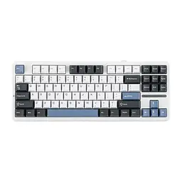 Бездротова механічна клавіатура AULA F87 Pro , Білий