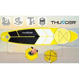 Надувна дошка SUP THUNDER Coast Yellow 320 см з веслом - мініатюра 9
